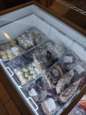 Frozen items for sale at Loving Hut in Panama City