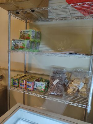 Store items for sale at Loving Hut in Panama City