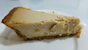 tofu cheesecake at Loving Hut in Panama City