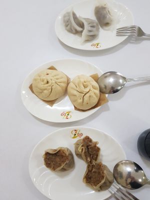 Dim sum siu mai at Loving Hut in Panama City