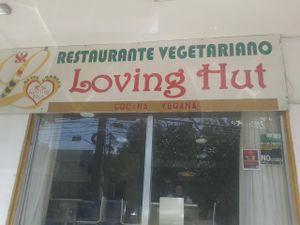 front!  at Loving Hut in Panama City