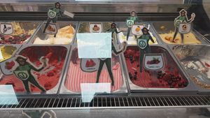 Vegan options. at Sereny Ice Cream in Pula