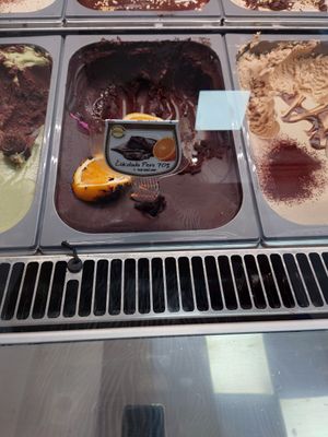 Dark chocolate with orange at Sereny Ice Cream in Pula