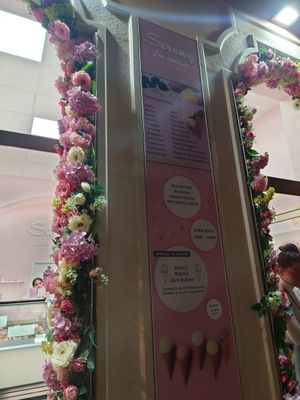 Entrance "vegan friendly" at Sereny Ice Cream in Pula