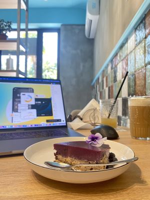 Dessert at Go Vegan Cafe in Batumi