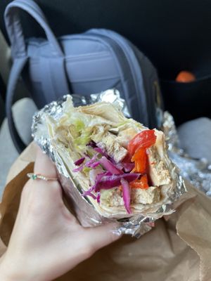 Roll with tofu   at Go Vegan Cafe in Batumi