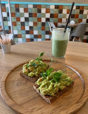 Avocado toast  #Veganuary at Go Vegan Cafe in Batumi