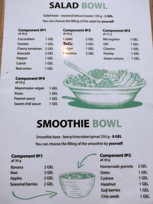  at Go Vegan Cafe in Batumi