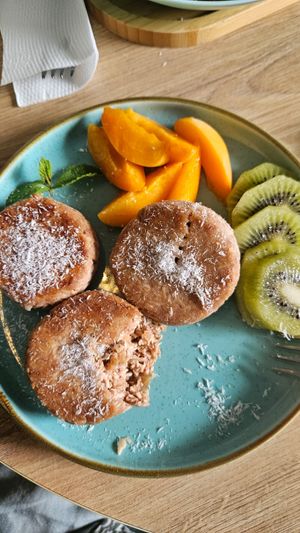 Syrniki. MUST TRY!! at Go Vegan Cafe in Batumi