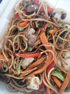 Asian noodles at Loving Hut - Xalapa in Xalapa