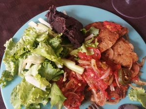 Bistec encebollado at Loving Hut - Xalapa in Xalapa