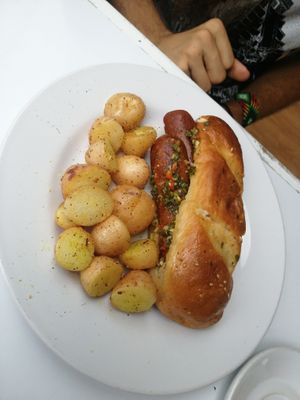 Chapata de chorizo vegano at Loving Hut - Xalapa in Xalapa