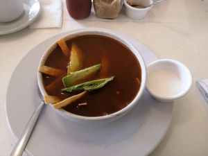 Sopa azteca at Loving Hut - Xalapa in Xalapa