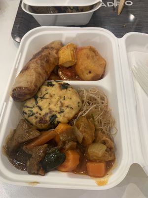 Buffet  at Loving Hut - Vinohrady in Prague