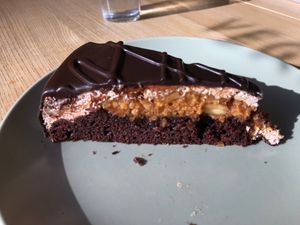 This one is called Snickers and was my total favourite. at Loving Hut - Vinohrady in Prague