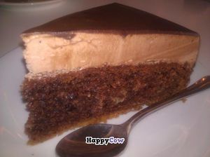 Vegan cake at Loving Hut - Lodynska in Prague, Czech Republic
 at Loving Hut - Vinohrady in Prague