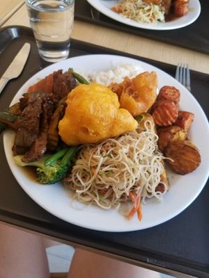 From the buffet at Loving Hut - Vinohrady in Prague