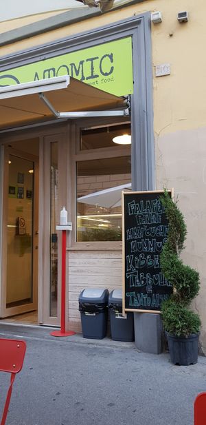 Front at Atomic Falafel in Florence