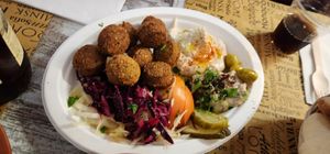   at Atomic Falafel in Florence