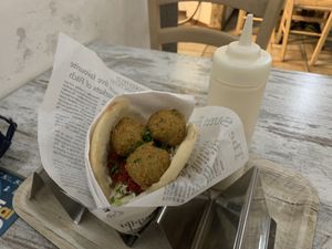   at Atomic Falafel in Florence