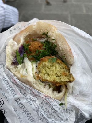 Falafel pita   at Atomic Falafel in Florence