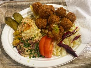   at Atomic Falafel in Florence