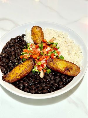 Vegan Venezuelan Plate at Global Café in Memphis
