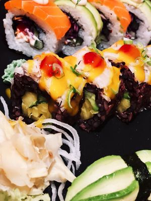 Magic Unicorn, Mad Mang and Avocado Nigiri   at Nori in Potsdam