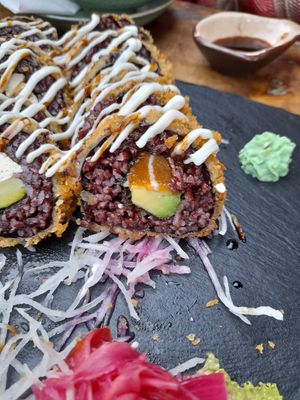 Crispy Avo Zalmon at Nori in Potsdam