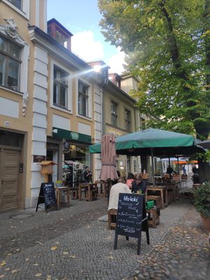 Restaurant from outside at Nori in Potsdam