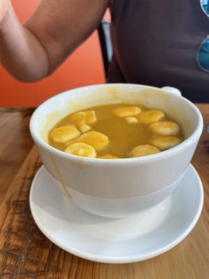 Curry butternut soup  at Colburn Cafe in Manchester Center