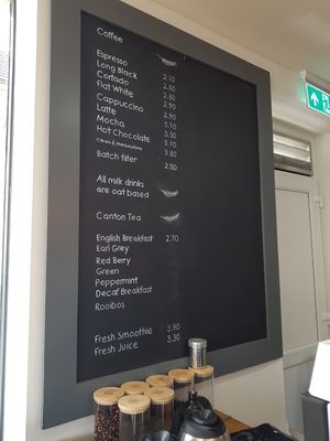 Hotdrinks at Alex Gooch Artisan Baker - Whitchurch in Cardiff