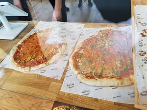 Pizza by the slice at Alex Gooch Artisan Baker - Whitchurch in Cardiff