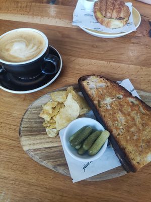 Cheese toastie at Alex Gooch Artisan Baker - Whitchurch in Cardiff