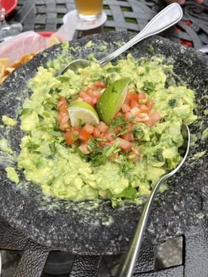 Double bowl of guacamole  at Gringo Jack's in Manchester Center