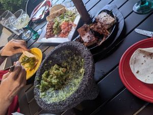 Guac & fajitas at Gringo Jack's in Manchester Center