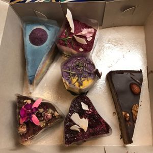 Rock and roll cakes! at Rock'n'Raw in Belgrade