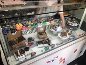 The display cabinet ! at Rock'n'Raw in Belgrade