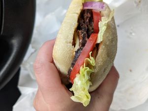 Salami sandwich at GRASS fed in Rochester