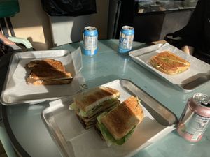 Three vegan sandwiches at GRASS fed in Rochester