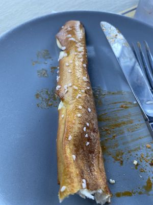 Small portion. 4 sticks but delicious and the chipotle cream cheese was amazing!   at Sage Karma Kitchen in Willoughby