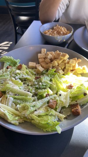 Caesar with tofu  at Sage Karma Kitchen in Willoughby