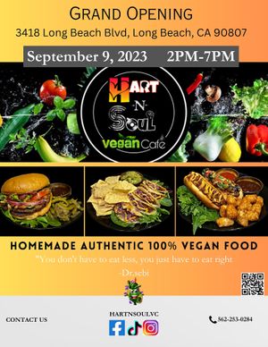  at Hart N Soul Vegan Cafe in Long Beach