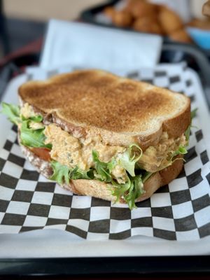 Chick-Pea Tuna Sandwich  at Hart N Soul Vegan Cafe in Long Beach