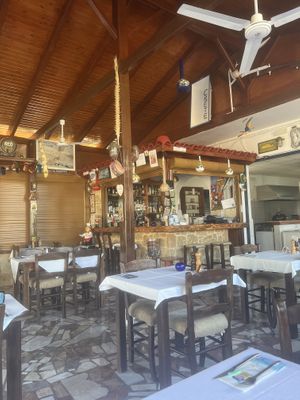 seating   at Taverna Eva in Crete