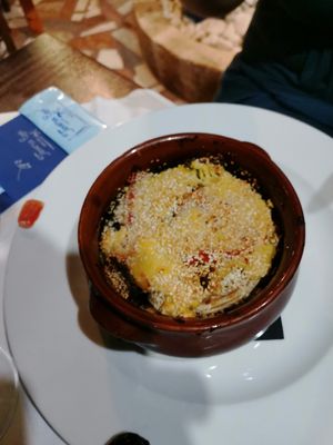 Gluten free / vegan Moussaka at Taverna Eva in Crete