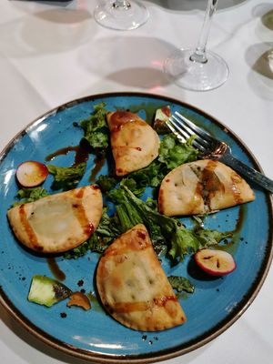 Spinach pie at Taverna Eva in Crete