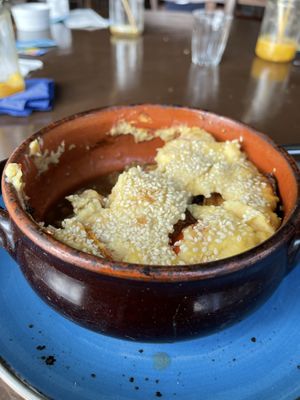 Vegan Moussaka  at Taverna Eva in Crete