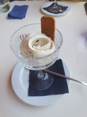 Vegan ice cream! at Taverna Eva in Crete