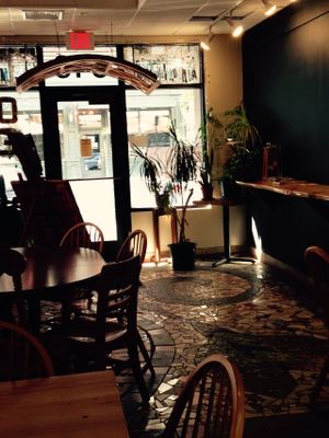 Entrance at Local Sprouts Cafe in Portland